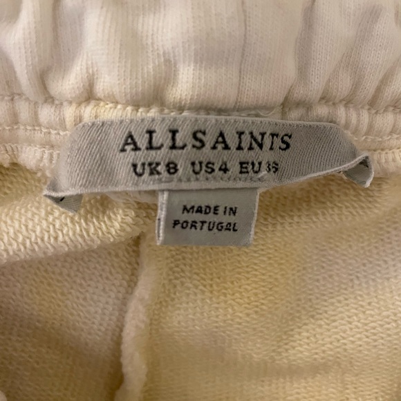 Allsaints the dye jogger pippa yellow pink xs size 4 - Picture 3 of 4